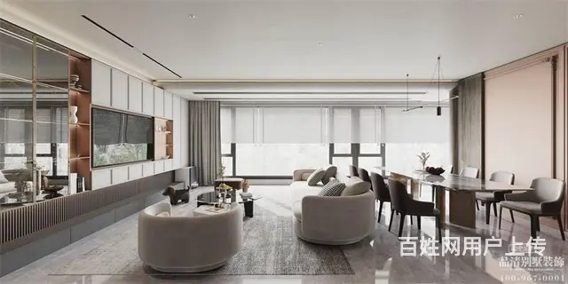 常州别墅装修：现代轻奢风格，精致的空间美学 - 图片 2