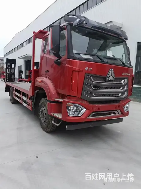 吉安重汽硬汉单桥平板车150挖机平板拖车现车特价出售 - 图片 10