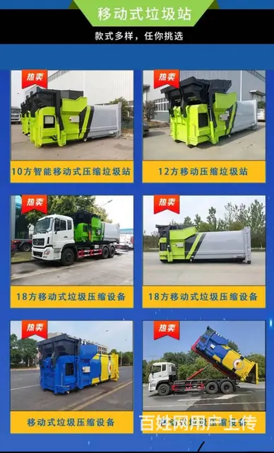 20方连体式压缩垃圾站 FT-20整体式垃圾压缩中 - 图片 6