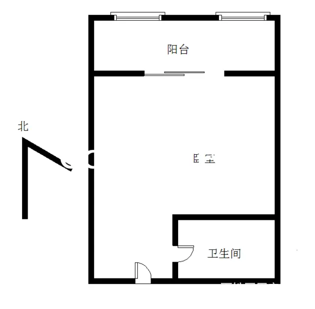 富雅国际 大单间出租 精装全配 包含沙发茶几电视书桌等配套 - 图片 6