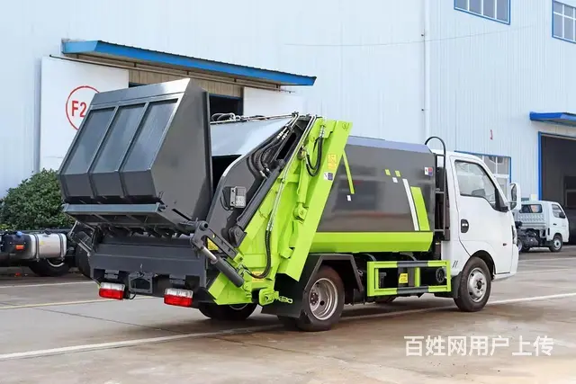 国六福田蓝牌 4方压缩垃圾车 型号齐全厂家直销支持货到付款 - 图片 8