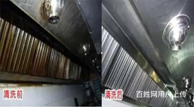 昆山市陆家酒店饭店油烟机清洗 食堂油烟管道清洗 - 图片 2