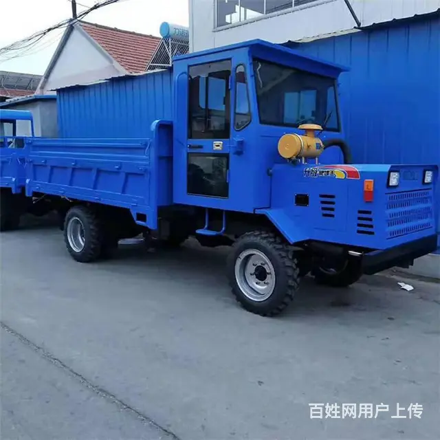 农用四不像拖拉机四驱工地运输车前卸翻斗爬山虎车徐州 - 图片 6