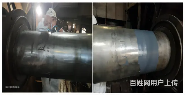 烧结机主轴磨损一看这修复效果，就知道是用了此技术！ - 图片