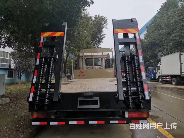 直销东风锦程单桥平板车拖150挖机平板拖车价格优惠 - 图片 5