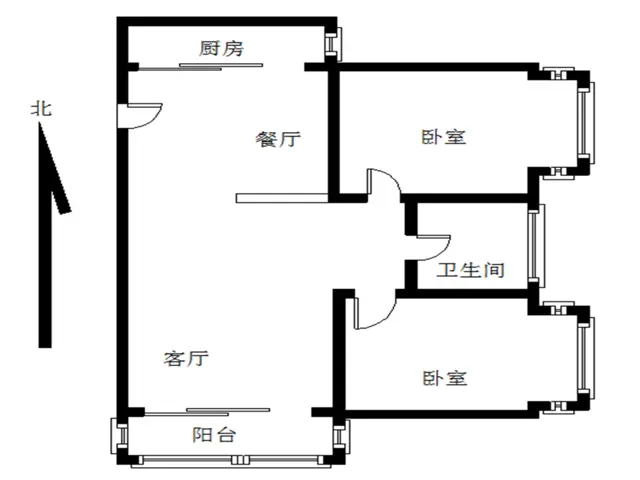 海沧旁龙池新天地 精装电梯大两房 家具齐全拎包入住 交通便利 - 图片 9