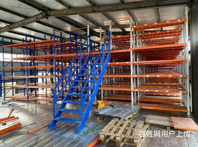 阁楼平台货架重型仓储库房拆装阁楼式货架 - 图片 12