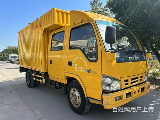精品2013年五十铃600p双排3米3厢式货车 - 图片 2