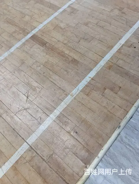 东三省区域篮球馆体育馆木地板打磨翻新防滑彩漆 - 图片 5