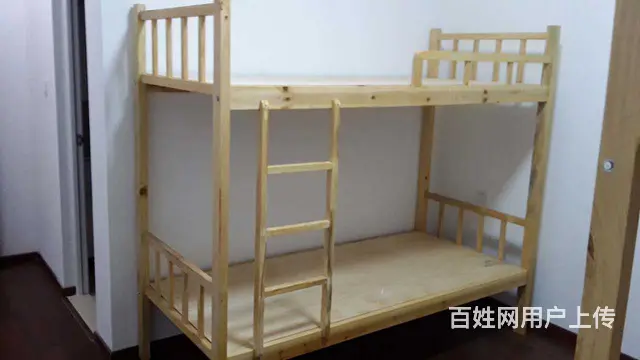 实木双层床90宽430元，120宽530元，包送货 - 图片 7