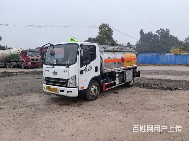 二手解放5吨油罐车加油车带手续转让 - 图片 6
