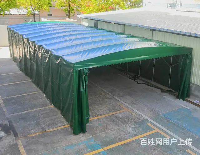 大型庆典帐篷移动推拉雨棚电动雨棚仓库蓬仓储雨蓬 - 图片 7