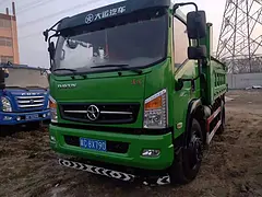19年大运运途二手蓝牌自卸车 新车状态