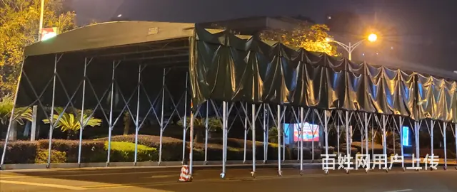 长沙移动推拉棚活动帐篷大型工地棚物流棚停车棚夜宵棚 - 图片 6