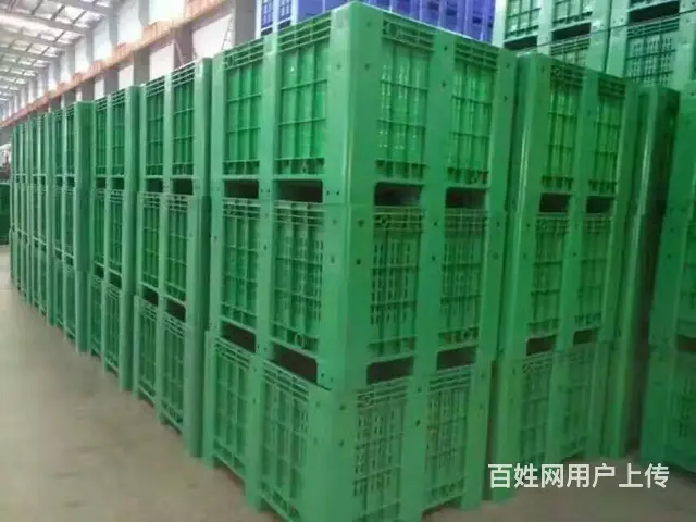 沈阳卡板箱 封闭网眼周转箱 可配轮带盖 围板箱 - 图片 5