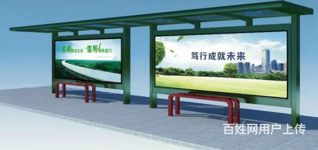 智能候车亭不锈钢公交站台LED电子屏站牌灯箱制作厂 - 图片 11