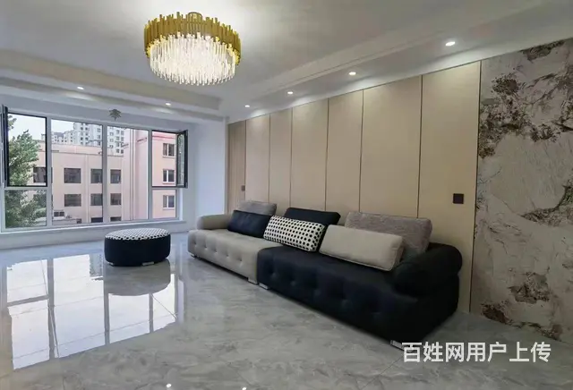 万达附近金域澜庭四楼88.5平两室通厅精装修带家具 - 图片 1