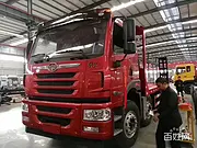 直销江淮K5前四后八 320挖机运输平板车 专业生产车厂家