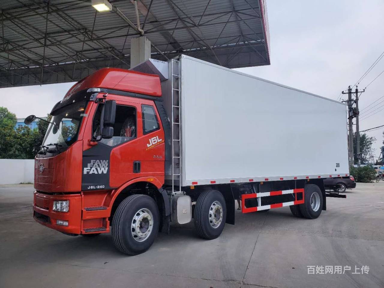 解放j6 240马力 7米6箱体 前四后四冷藏车 - 南京浦口江浦货车 - 南京