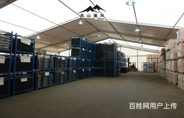 铝合金篷房厂家 大型工业仓储大棚 铝合金移动厂房 - 图片 1