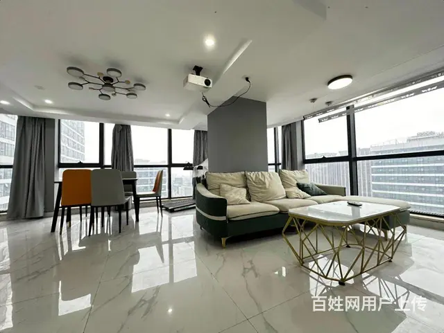 龙鼎万达三房 两厅一卫朝南边套 全景落地窗 临近嘉兴学院 - 图片 5
