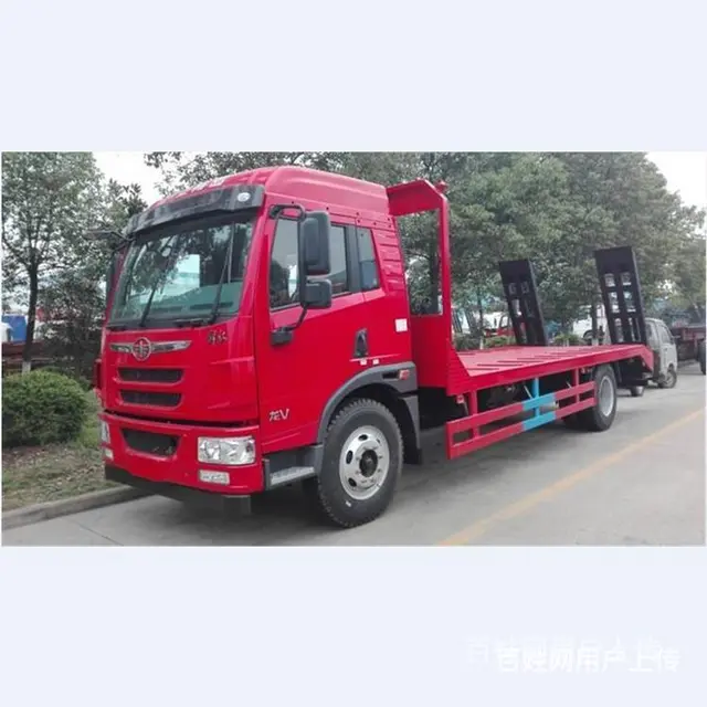 国六解放龙V黄牌单桥挖机拖车 挖机板车 年底优惠 - 图片 6