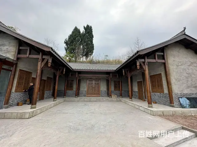 四川自贡中式实木门实木雕花挂落实木花格 - 图片 3