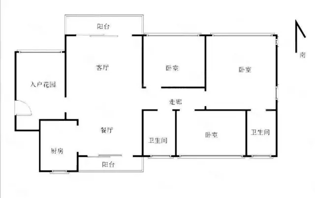 碧水岸  南北通透   可以改4房  格局方正  价格很优惠 - 图片 10