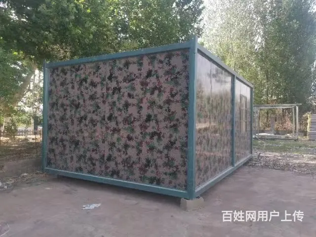 枣庄移动活动板房  枣庄轻钢别墅  金属雕花板房  木屋凉亭 - 图片 3