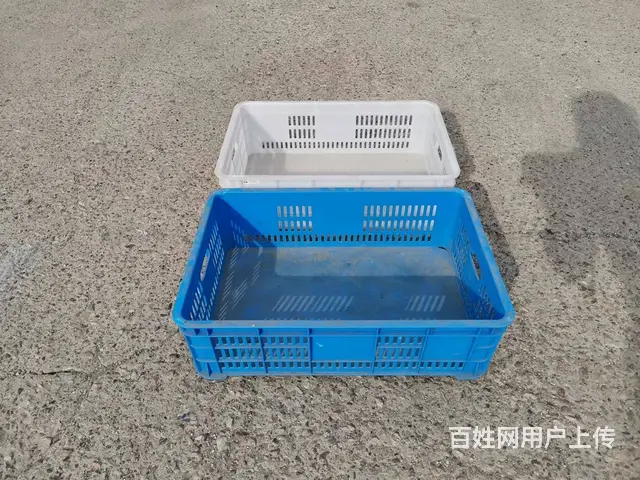 塑料筐,二手塑料箱,实心底果蔬筐,错位筐,二手托盘 - 图片 3
