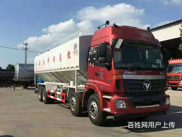 大中小型散装饲料运输车厂家直销国六饲料车市场报价 - 图片 3