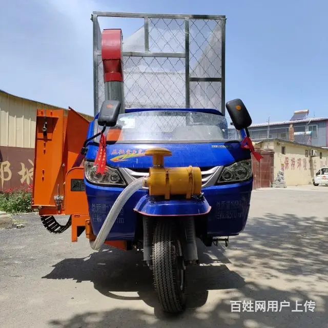 三轮铡草车，五征三轮铡揉一体机，干湿两用 - 图片 2