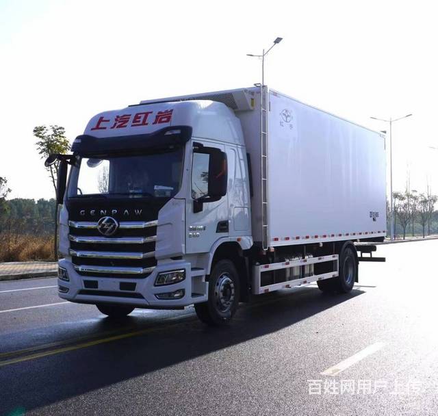上汽红岩6.8米冷藏车多少钱 厂家包上牌可定制分期的图片