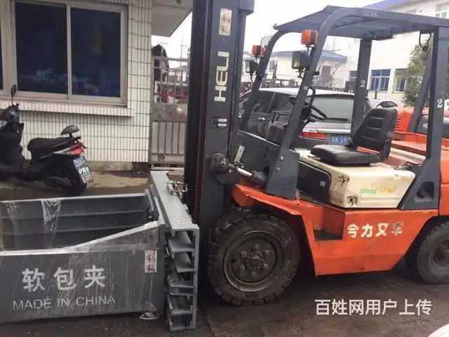 转二手废纸抱夹叉车-合力3吨圆夹抱叉车-纸卷夹抱车 - 图片 8