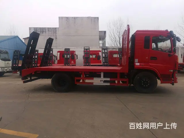 新款国六东风 拖中型挖机钻机平板车 直销价格电话　 - 图片 7