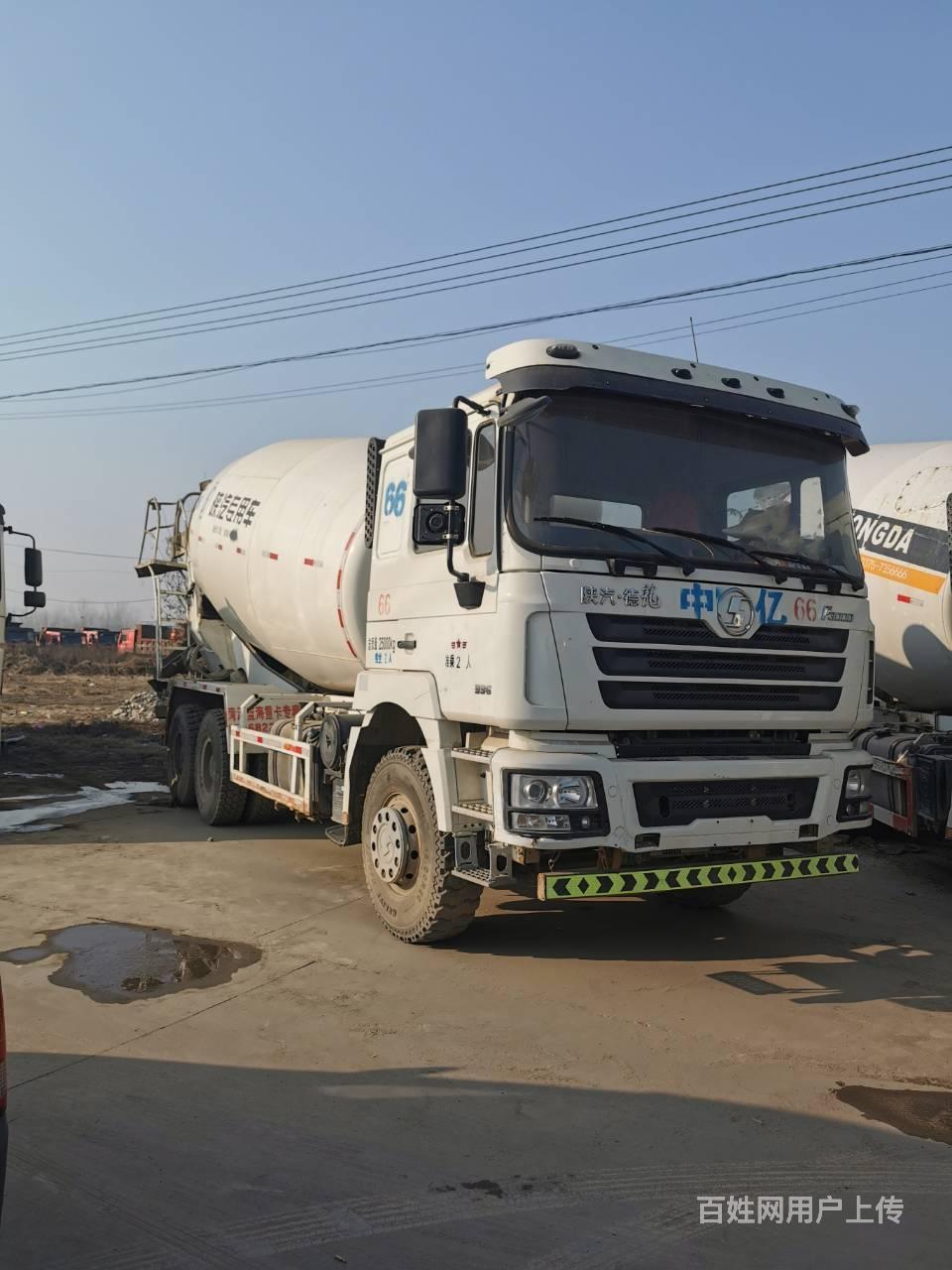 【图】- 出售二手德龙搅拌车 大14方 后八轮 336马力 - 鹤壁浚县工程