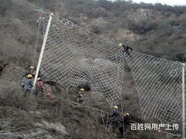 主动、被动边坡防护网，喷播绿化铁丝网、钢丝网厂家 - 图片 4