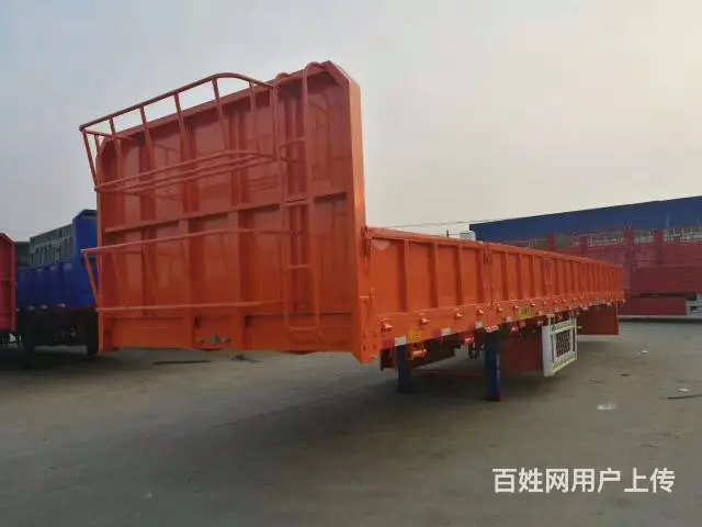 ​订做 13米侧翻挂车 ! 8-9米平板后翻 挂车 - 图片 8