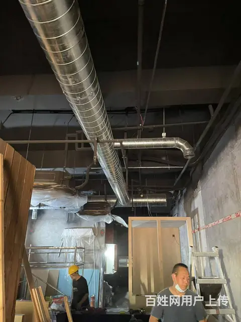 香洲排油烟风机油烟管道制作韩式烤肉店油烟净化器安装 - 图片 1