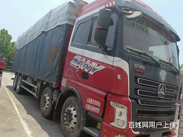 2020年9月上牌前四后八三一半挂车 车况精品 - 图片 3