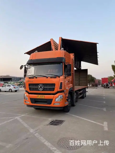 18年东风天龙飞翼厢车，9.6米，前四后八 - 图片 1