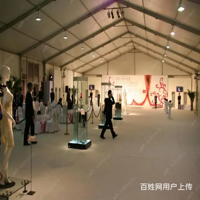 东北篷房生产厂家篷房跨度大内部无立柱可移动易拆搭 - 图片 5