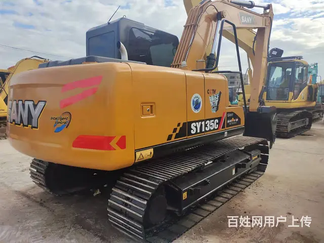 SY135C挖掘机，车况好 原版漆 九成新 诚心售 - 图片 9