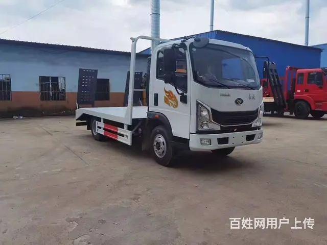 重汽蓝牌挖机拖车 平板拖车价格 厂家一手报价 - 图片 5