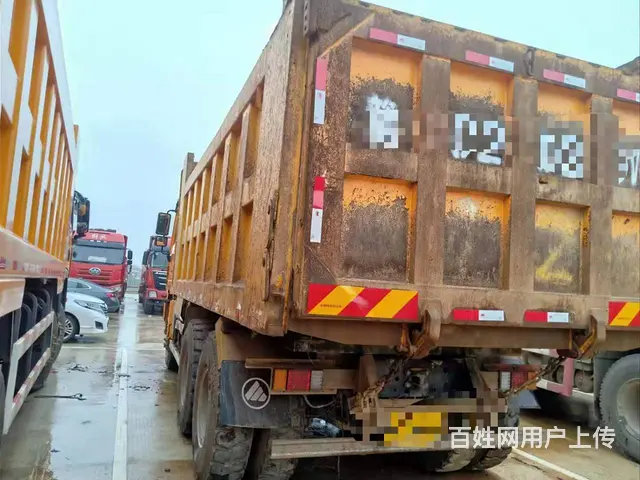 国五后八轮自卸车375马力6米的货厢德龙F3000 - 图片 4