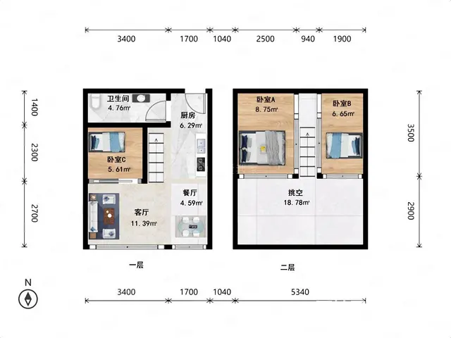 奥体  信达中心|杭州壹号院一期  3室  2厅 - 图片 11
