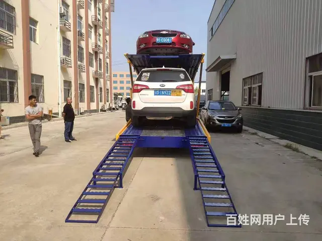 解放福田一拖二蓝牌清障车叉车拖车价格轿运车生产厂家 - 图片 5