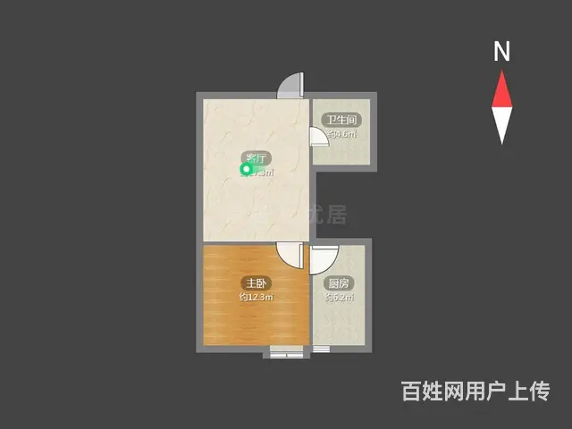 新上《金鼎公寓》朝南小户精装局小实验双宜住宜租总价 - 图片 8