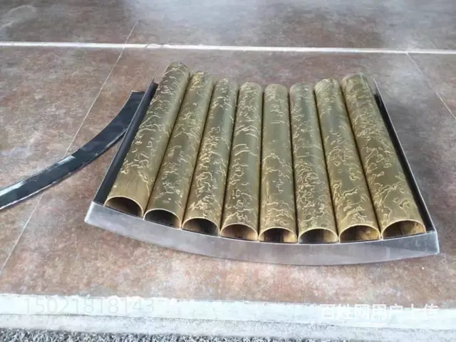 昆山出售小样 雕花浮雕 圆柱铜雕塑工艺制作 - 图片 3