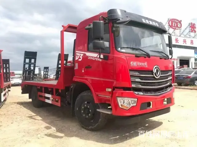 吉安国六东风专底挖机拖车5米8拖板车办下来一共多少钱 - 图片 11